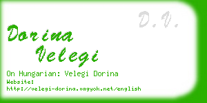 dorina velegi business card